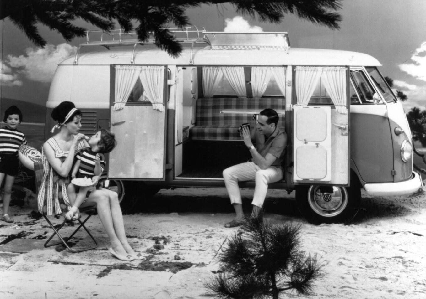 Slik så den første Volkswagen campingbilen ut